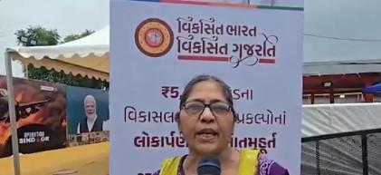 Ahead of PM Modi's Gujarat visit, locals gather around venue to give him warm welcome