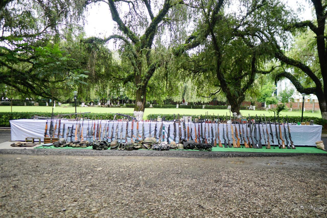 Security forces recover 90 arms, 728 different types of ammunition in Manipur