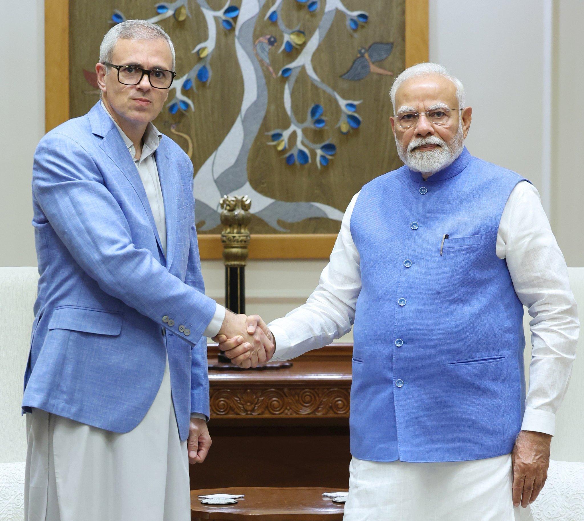 PM Modi extends birthday wishes to J&K CM Abdullah, prays for his long life and good health
