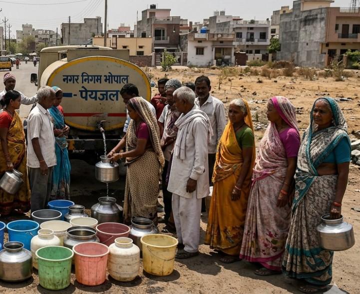 Bhopal declared water-scarce zone; immediate ban imposed on new private borewells