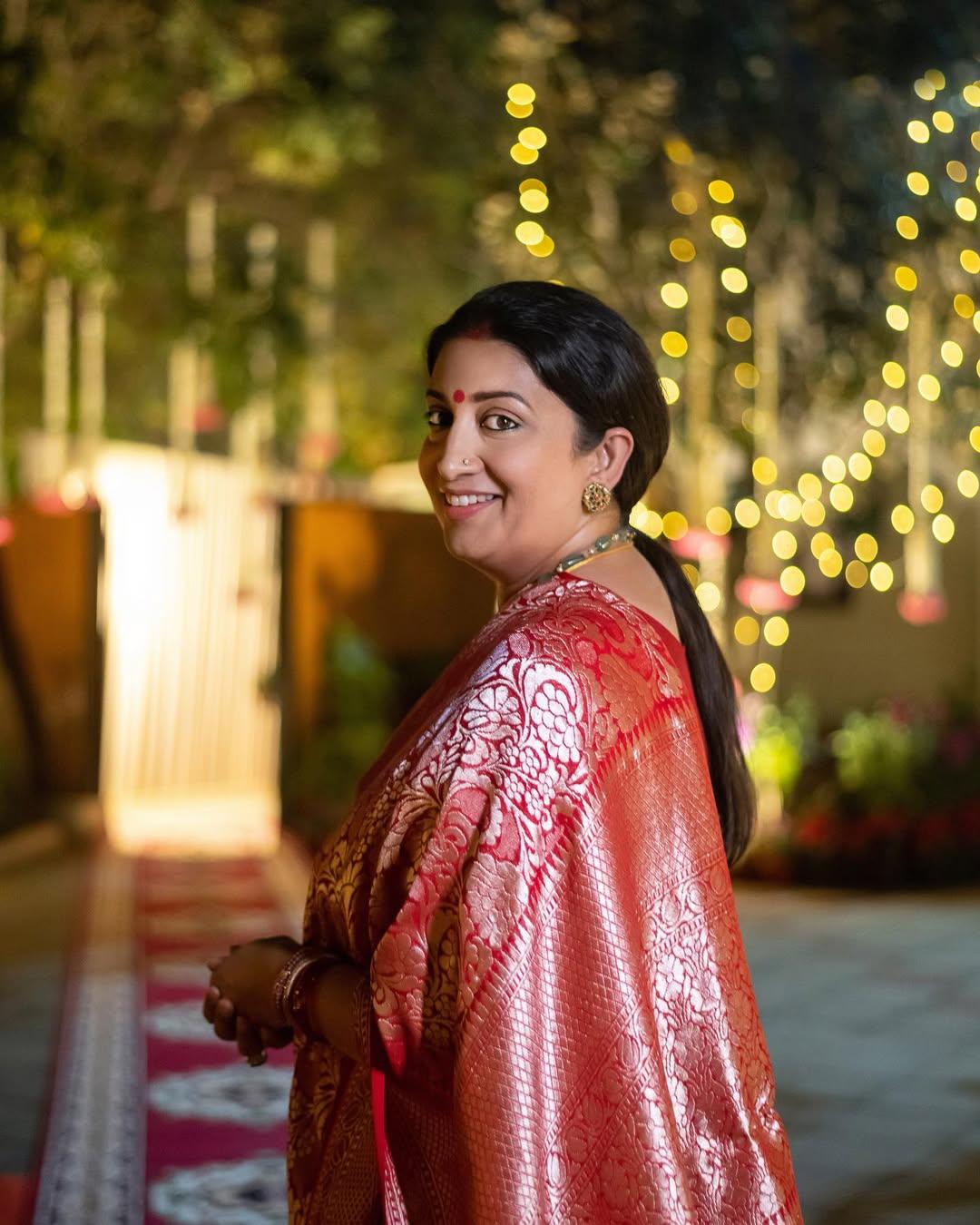 Smriti Irani offers prayers on first Sawan Somvar ahead of Kyunki Saas Bhi Kabhi Bahu Thi’ comeback