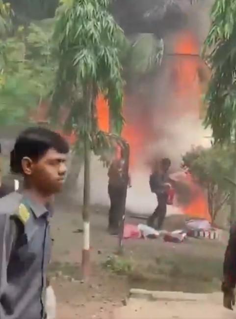 25 children among 27 killed in Bangladesh Air Force jet crash