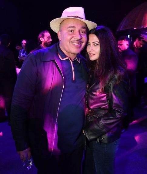 Riyaa Senn poses with ‘Mambo No. 5’ hitmaker Lou Bega