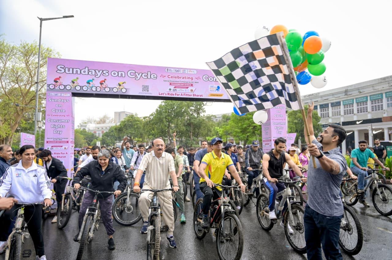 65th edition of Fit India Sundays on Cycle takes place in more than 5000 locations