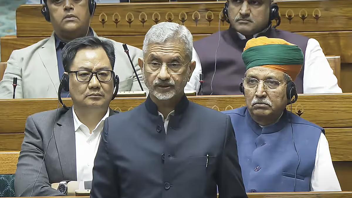 Lok Sabha Adjourned as Jaishankar to