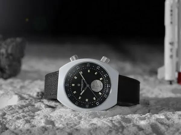 A Watch Containing An Outer Space Meteorite Stone