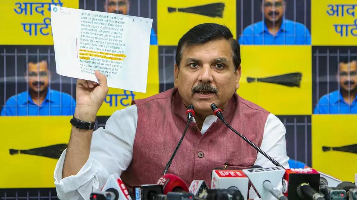 Aam Aadmi Party (AAP) MP Sanjay Singh