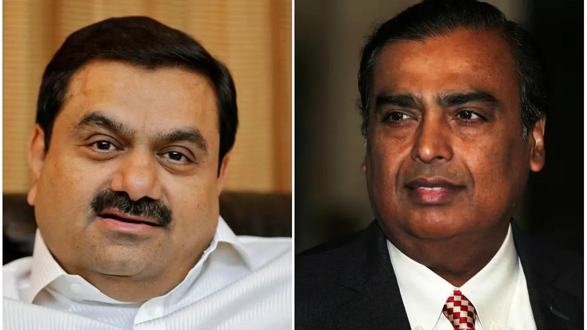 Asia's two richest men Mukesh Ambani and Gautam Adani