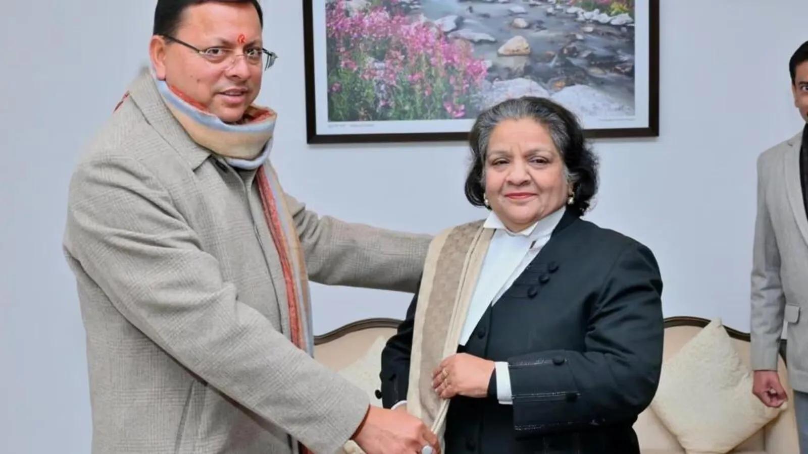 Justice Ritu Bahri Becomes First Woman Chief Justice Of Uttarakhand