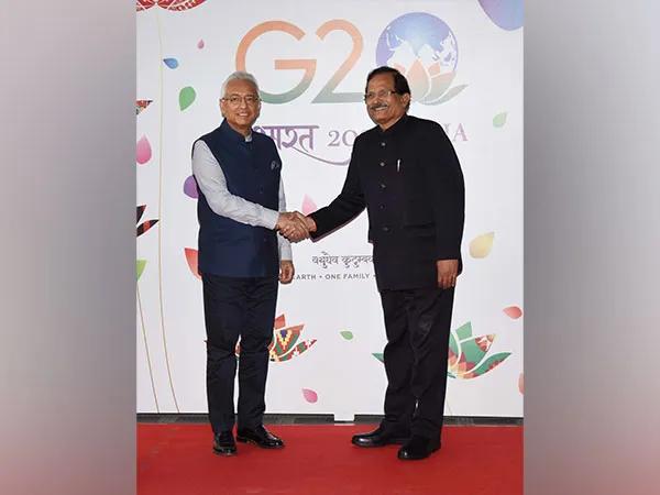 Mauritius PM Pravind Jugnauth arrives in Delhi for G20 Summit