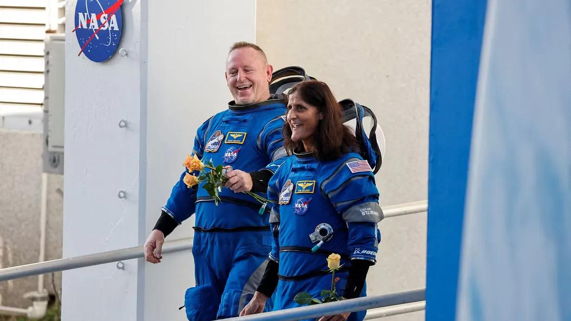 NASA astronauts Butch Wilmore and Sunita Williams