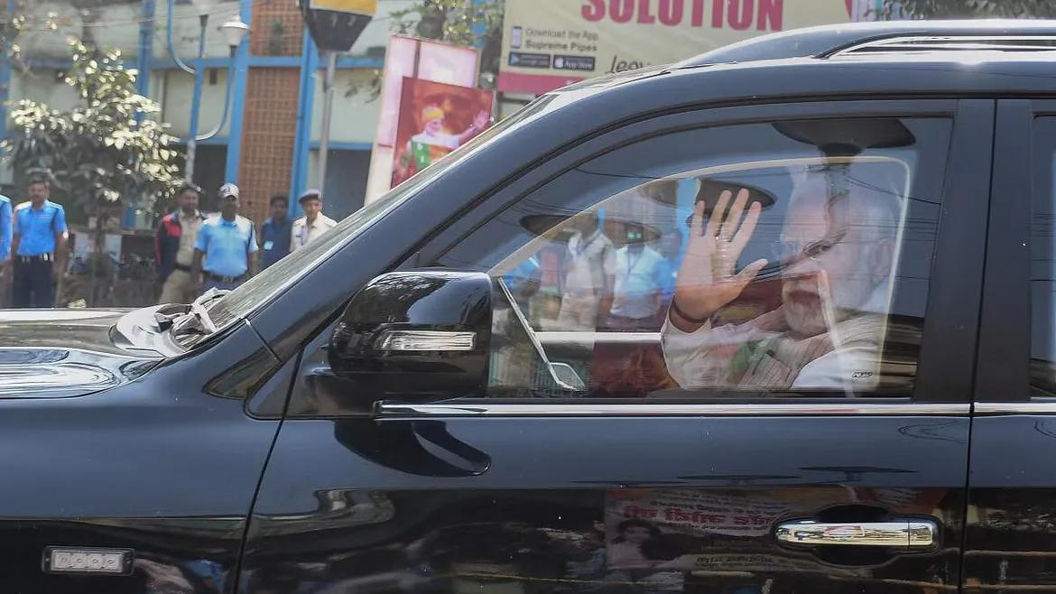 Narendra Modi in Krishnanagar.
