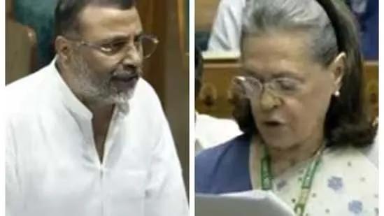 Nishikant Dube-Sonia Gandhi