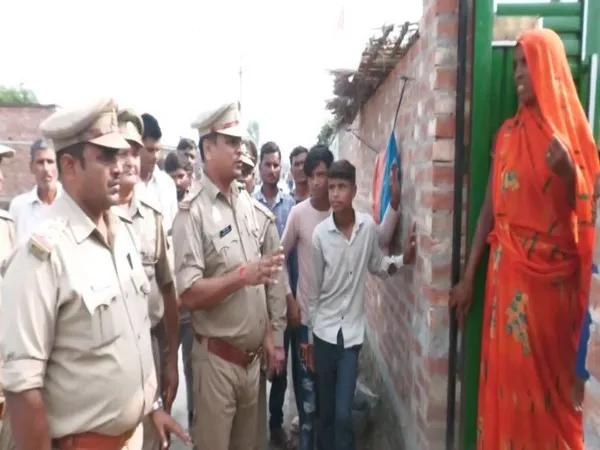 Officials going door to door spreading awareness in villages affected by the wolf attack.