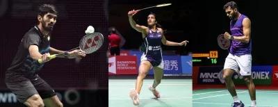 P.V Sindhu, H.S. Prannoy and Kidambi Srikanth