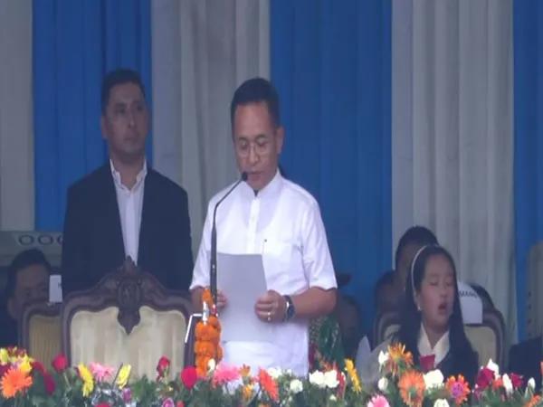 Prem Singh Tamang takes oath