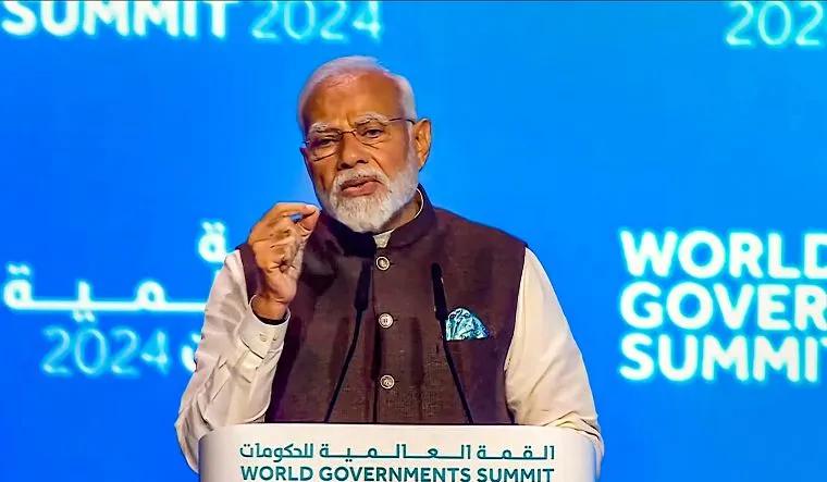 Prime Minister Narendra Modi at the World Governments Summit 2024