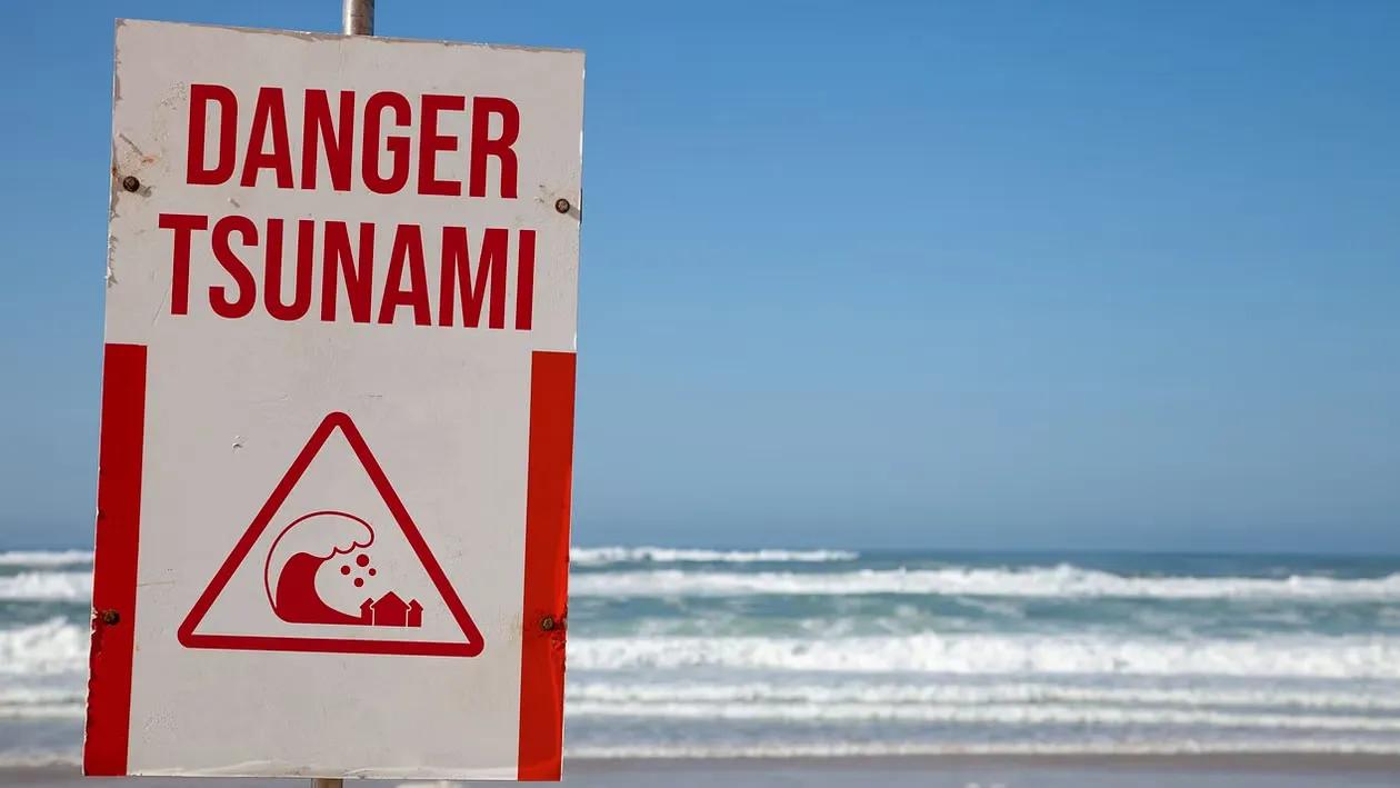 Representative image showing a tsunami warning.