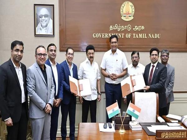 Representatives of Dabur with TN CM MK Stalin and Industries Minister TRB Rajaa