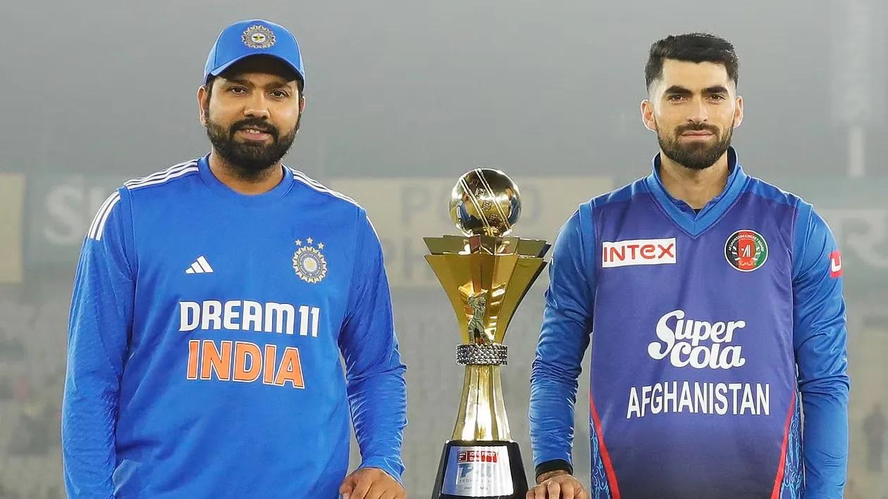 Rohit Sharma and Ibrahim Zadran
