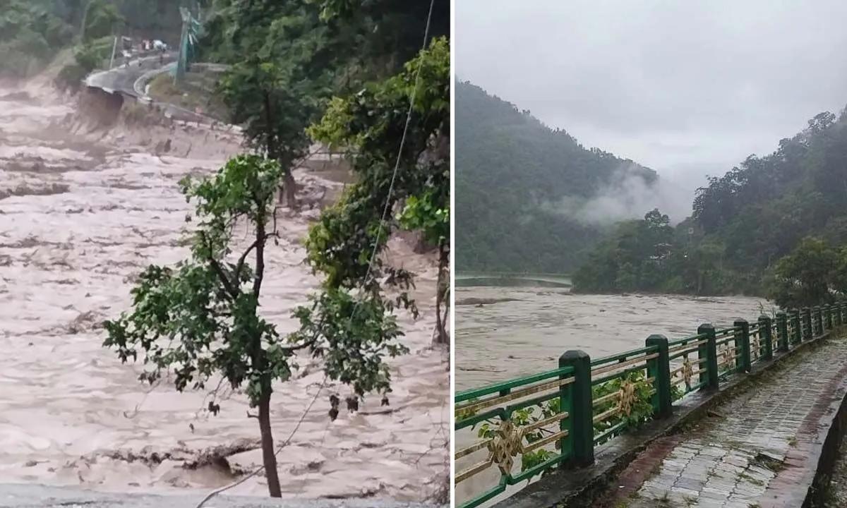 Sikkim flash flood