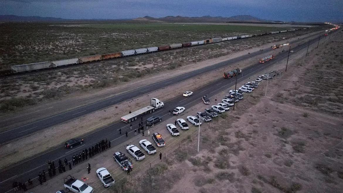 The exodus has led to a sharp increase in crossings at the US border