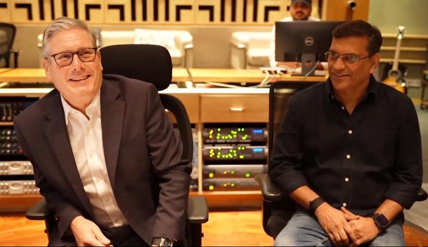 UK Prime Minister Keir Starmer greeted with 'Tujhe Dekha To' from ‘DDLJ’ at Yash Raj Films