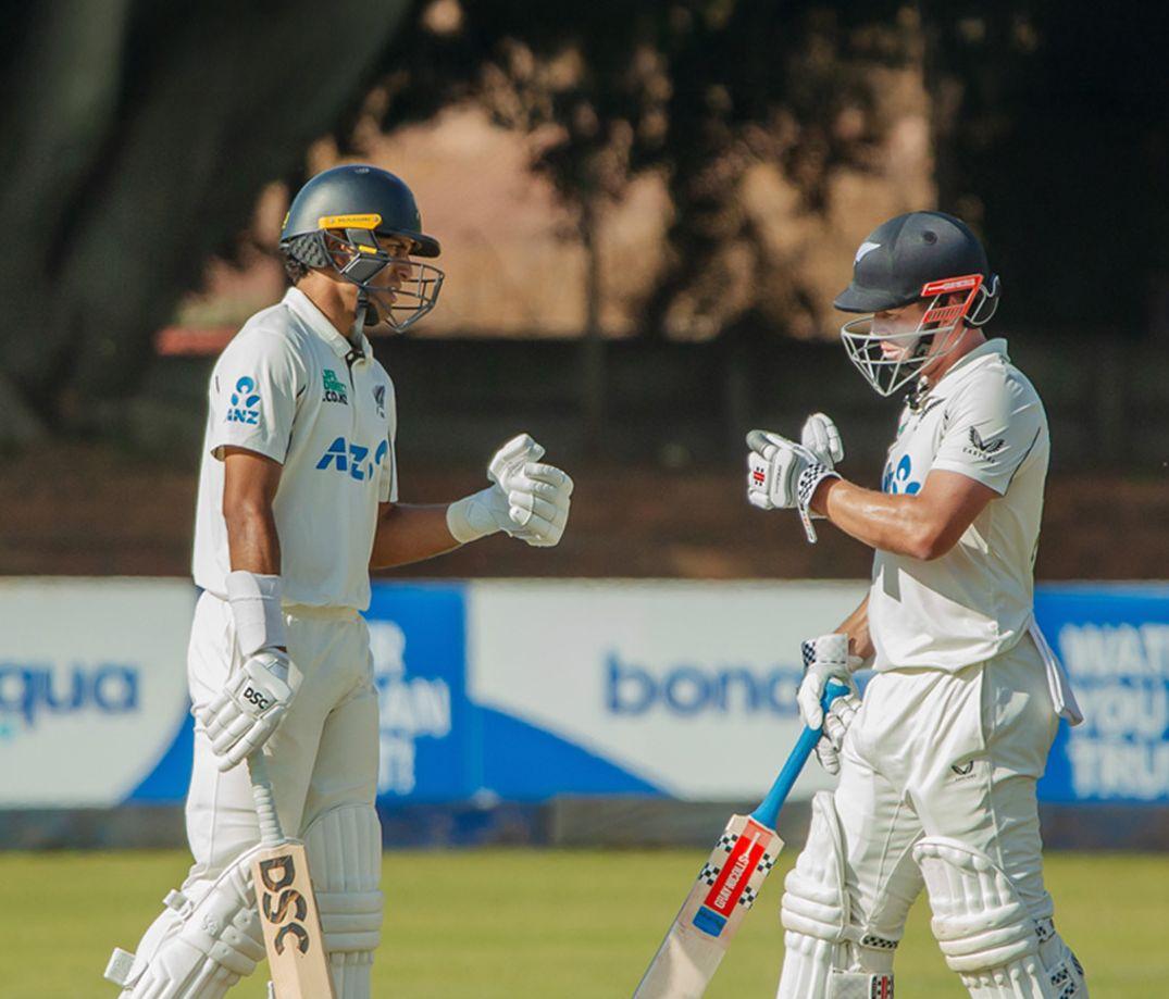 2nd Test: Ravindra, Conway and Nicholls centuries help New Zealand pile misery on listless Zimbabwe