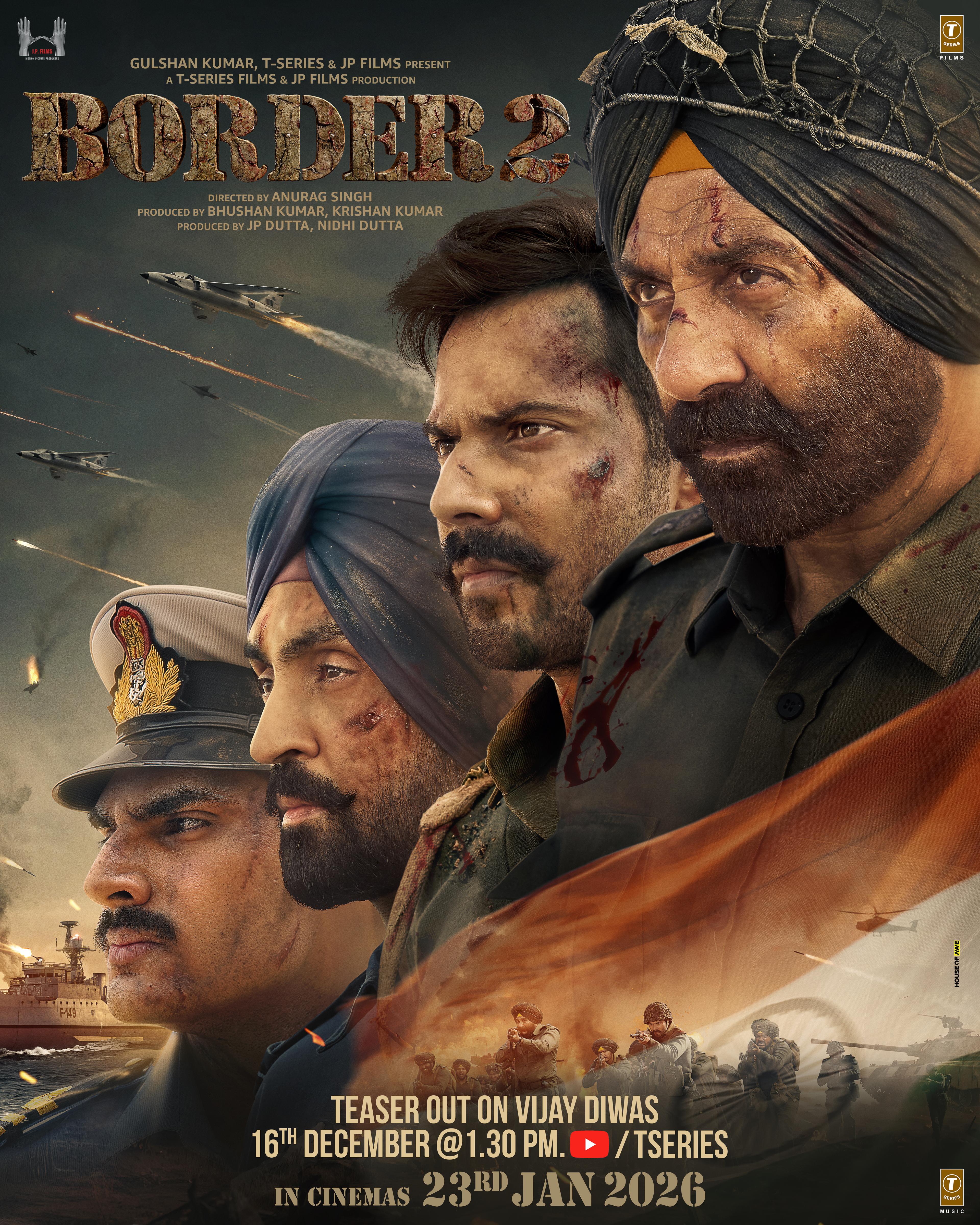 Sunny Deol's 'Border 2' to pay tribute to Indian soldiers, teaser to be launched on Vijay Diwas
