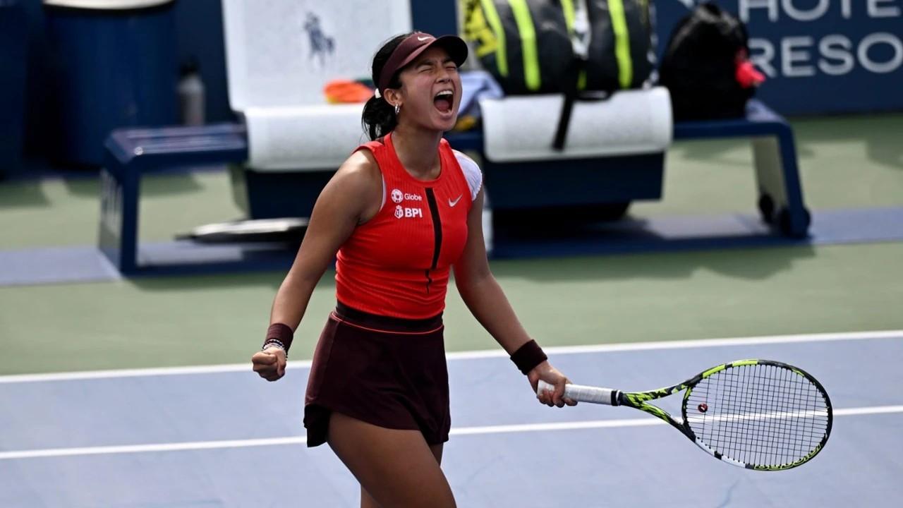US Open: Alexandra Eala upsets Clara Tauson, creates history for the Philippines