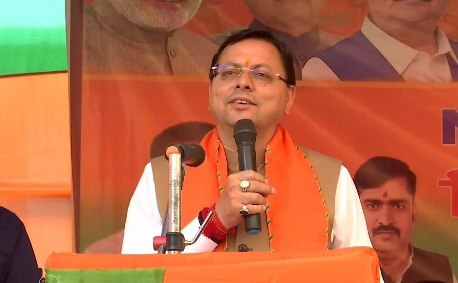 CM Dhami criticises Rahul Gandhi for 'insulting' PM Modi, Chhath Puja