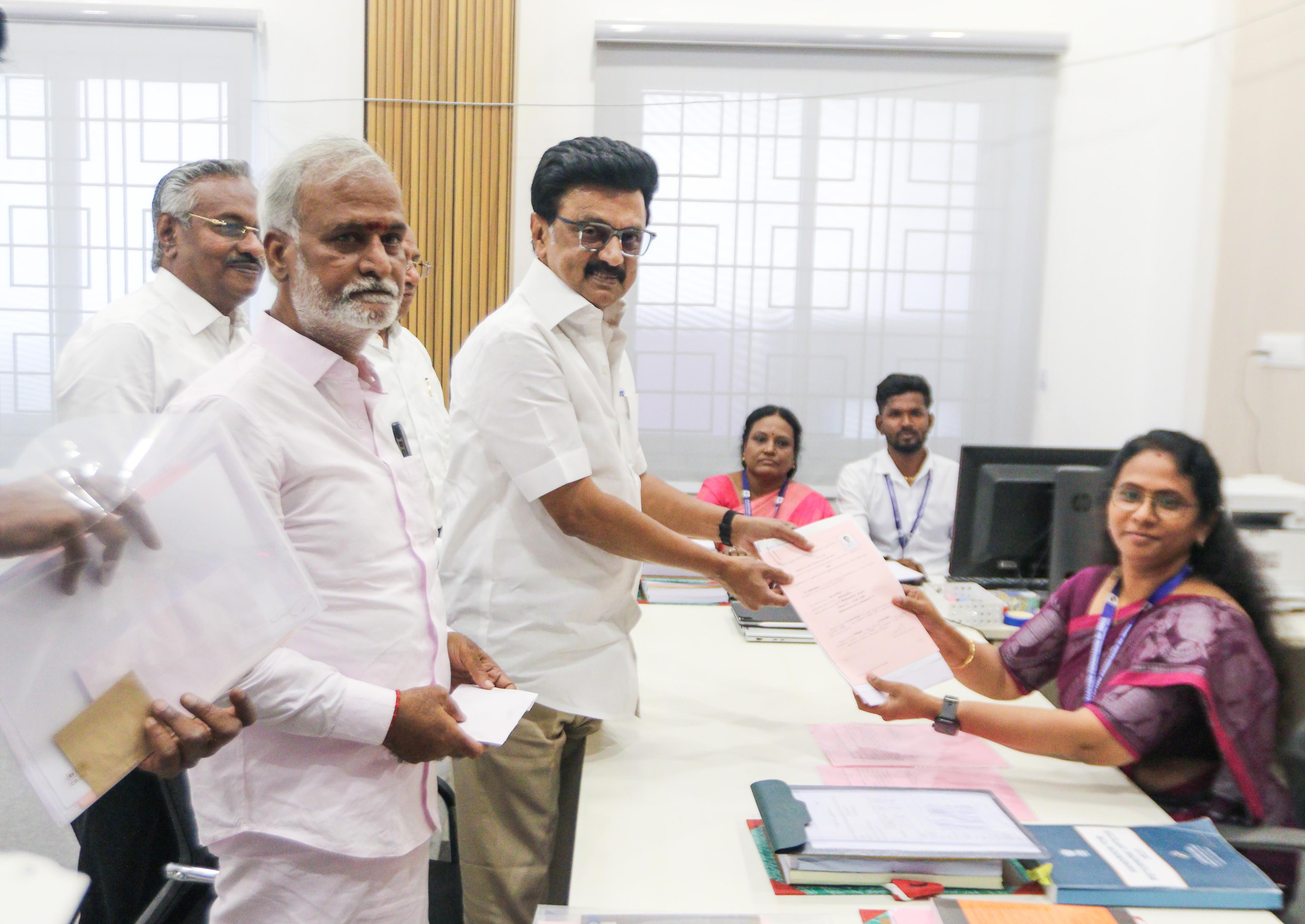 Stalin files nomination from Kolathur, exudes confidence of DMK-led alliance's victory