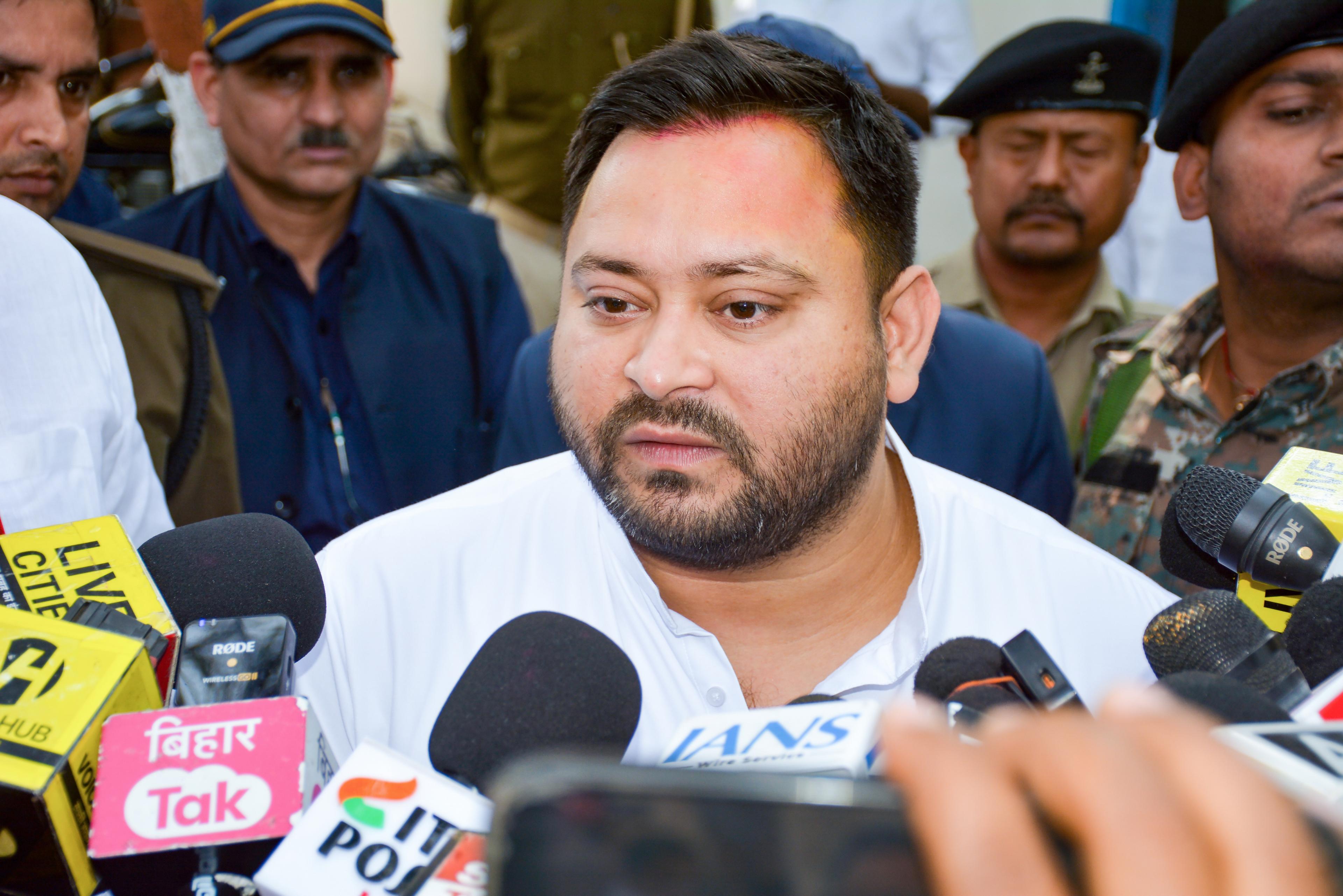Nitish Kumar's Rajya Sabha move result of pressure politics by BJP: Tejashwi