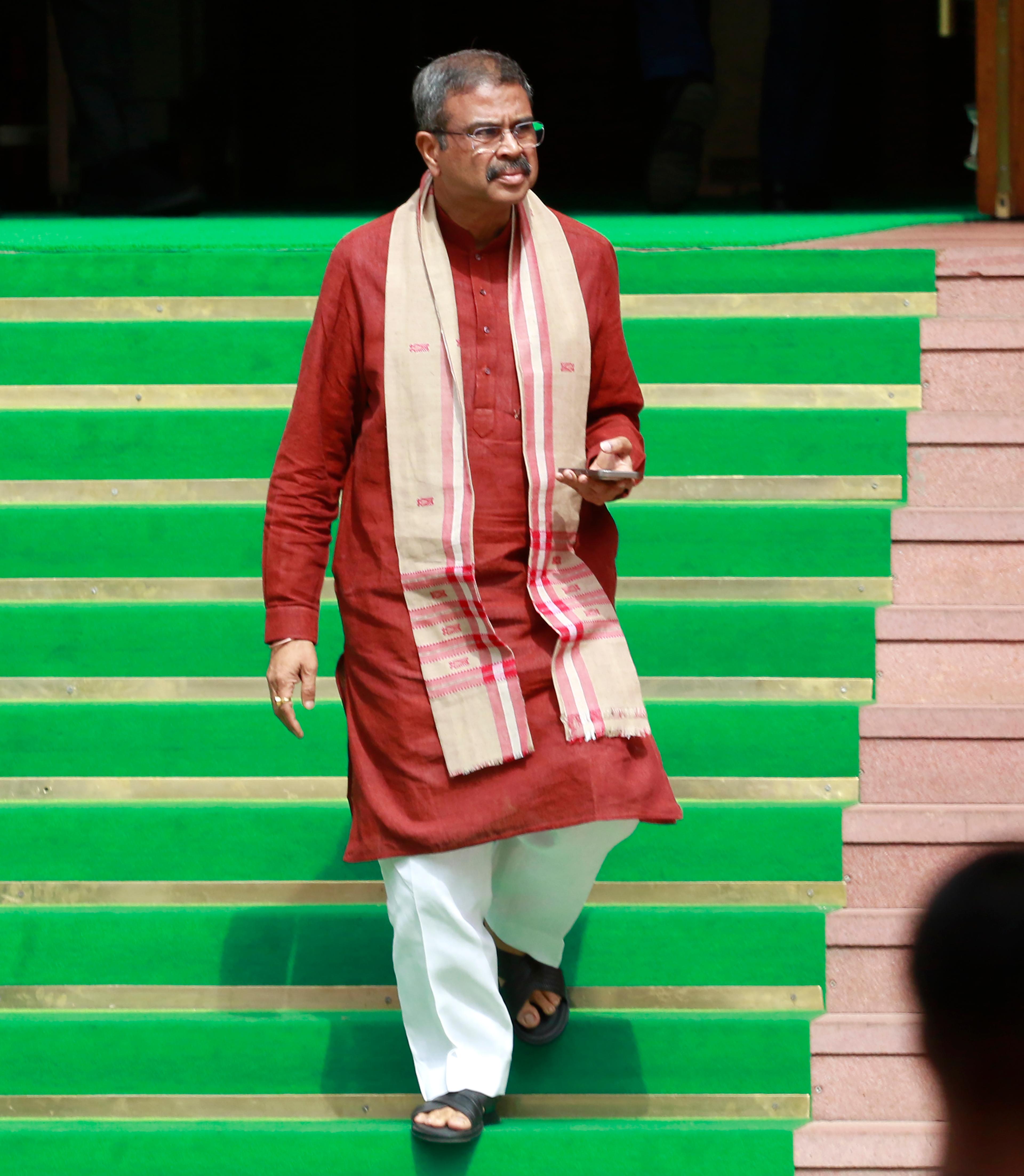 Dharmendra Pradhan blasts Congress, INDIA Bloc; accuses it of ‘defaming’ democracy