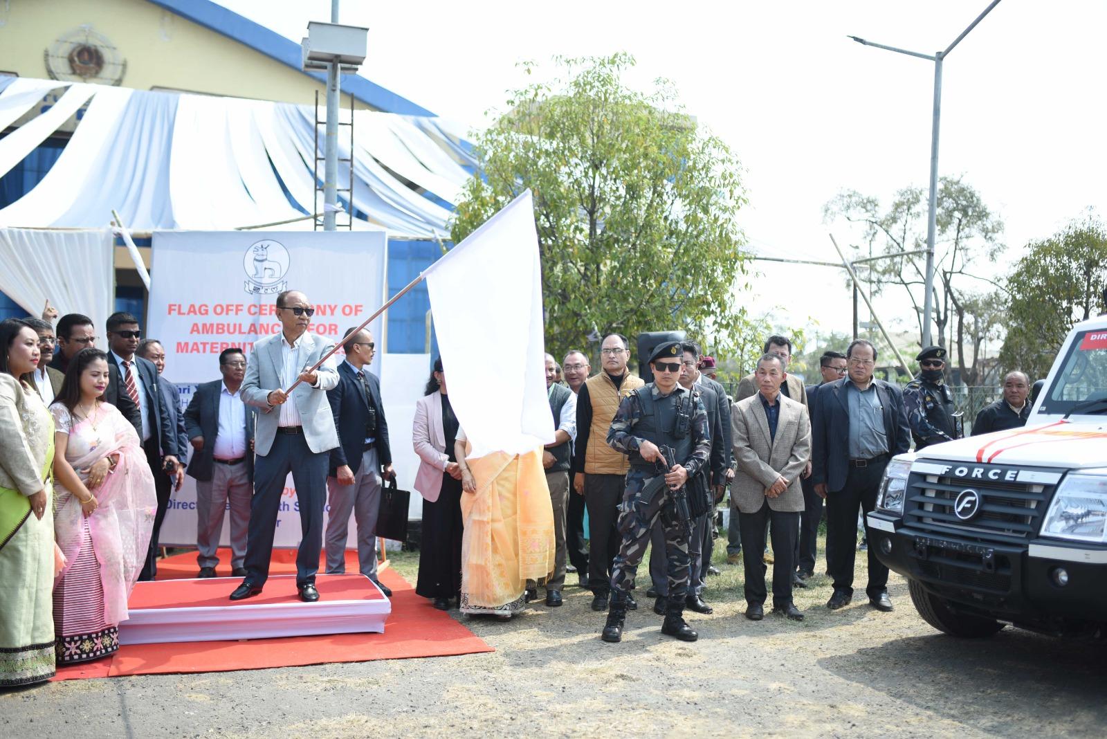 Manipur CM flags off 33 maternity ambulances; NE region joins nationwide HPV vaccination drive