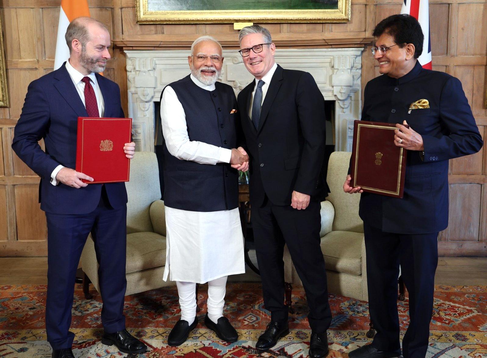 'India-UK trade deal a big win for Brand Modi, will boost farmers, techies, job creation'