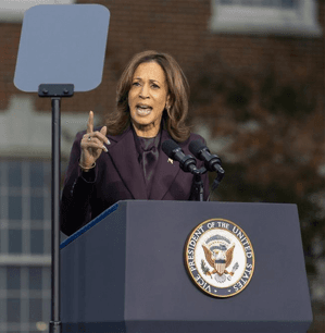 'Not about drugs or democracy, it’s about Trump’s desire to play regional strongman': Kamala Harris