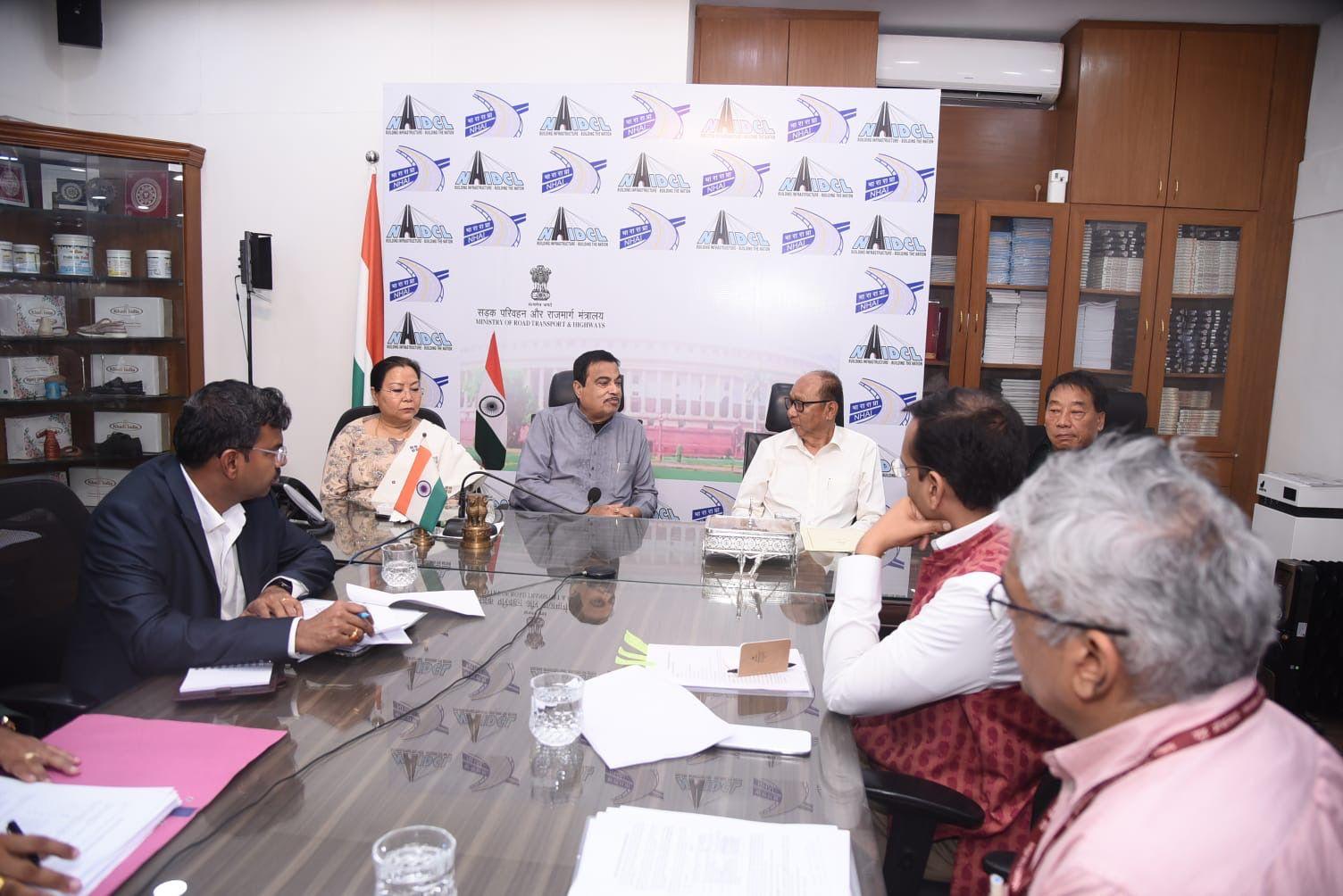 Nitin Gadkari assures Manipur CM of full support for highway projects