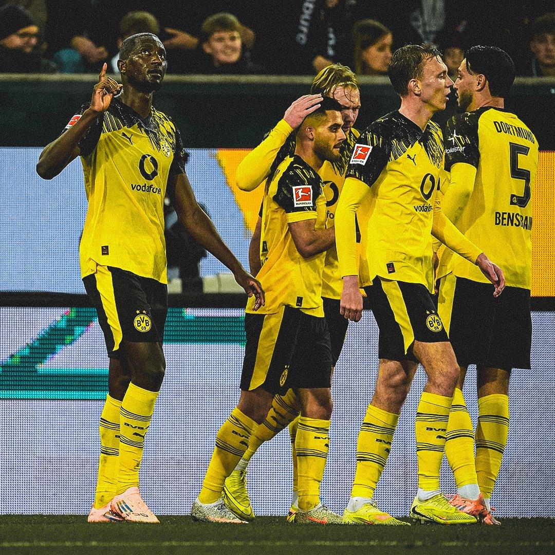 Dortmund extends winning run as Guirassy strike downs Augsburg