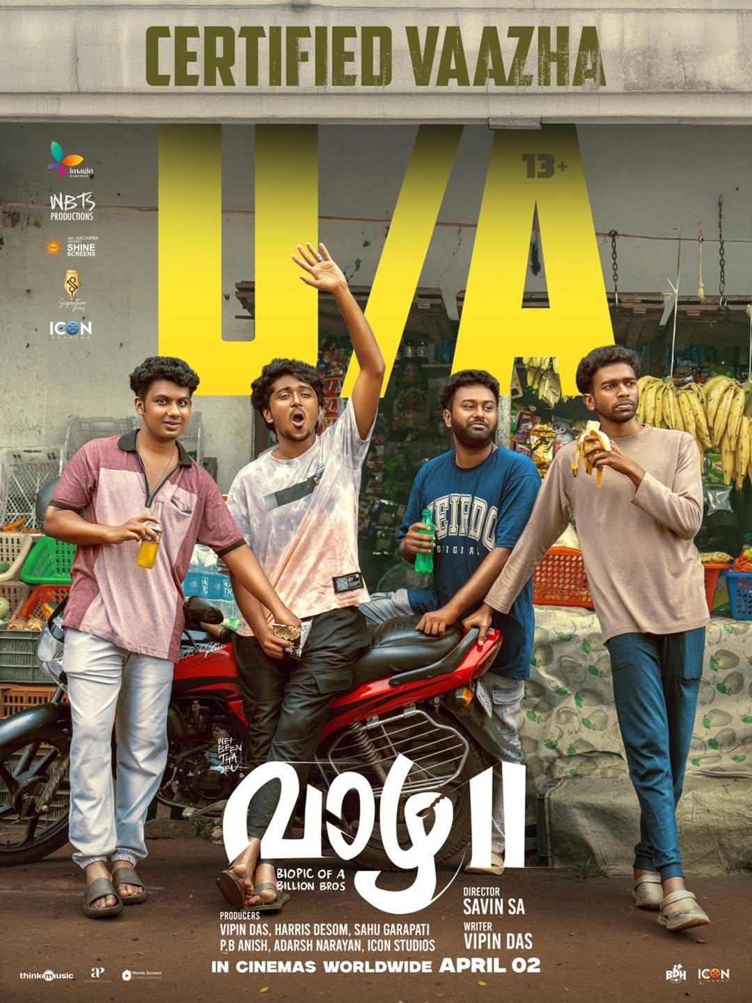 'Vaazha 2' cleared for release with U/A certificate