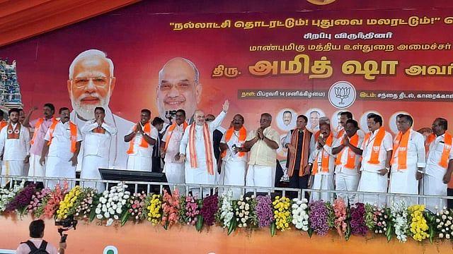 NDA govt brought political stability, ended corruption: Amit Shah confident of 60 pc vote share in Puducherry polls