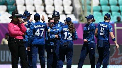 Women’s World Cup: Bowlers and Amy Jones help England thrash New Zealand by eight wickets (Ld)