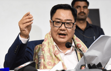 What difference does it make, he has freedom to speak: Rijiju lashes out at Kejriwal