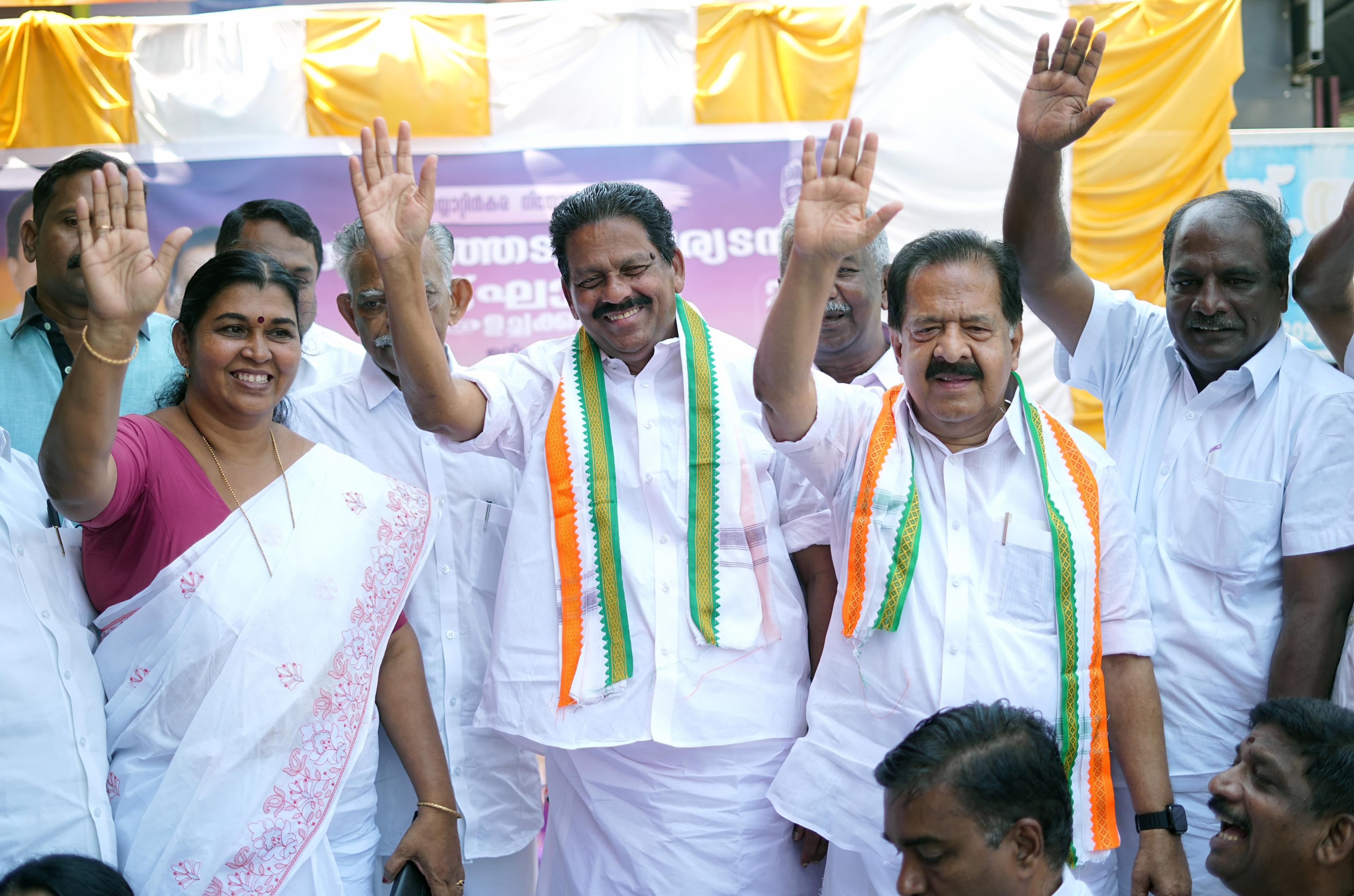 UDF heading for landslide win targeting 100 seats: Chennithala