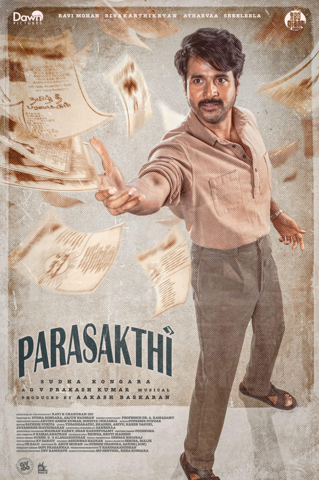 Sivakarthikeyan's 'Parasakthi' unit to begin next shooting schedule in Pollachi