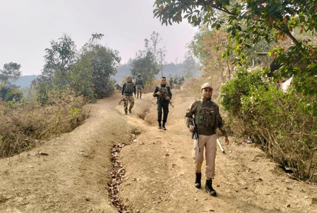 Security forces continue search for gunmen behind Manipur ambush that killed 4