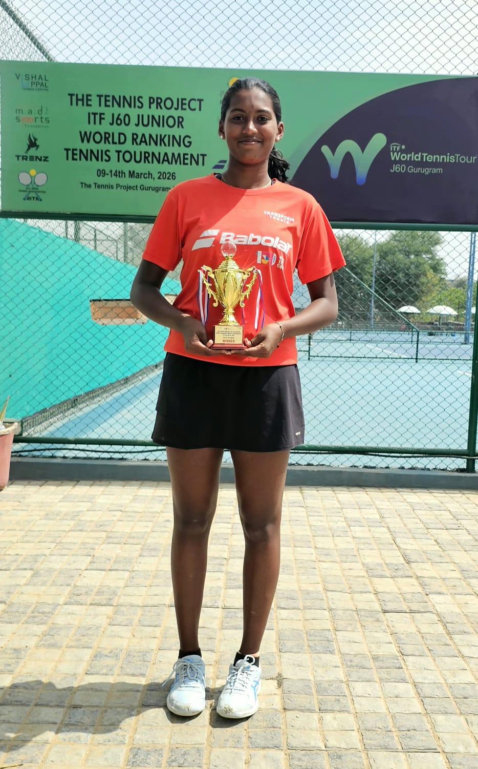 Karnataka’s Snigdha Kanta wins ITF J60 Gurugram girls’ singles title