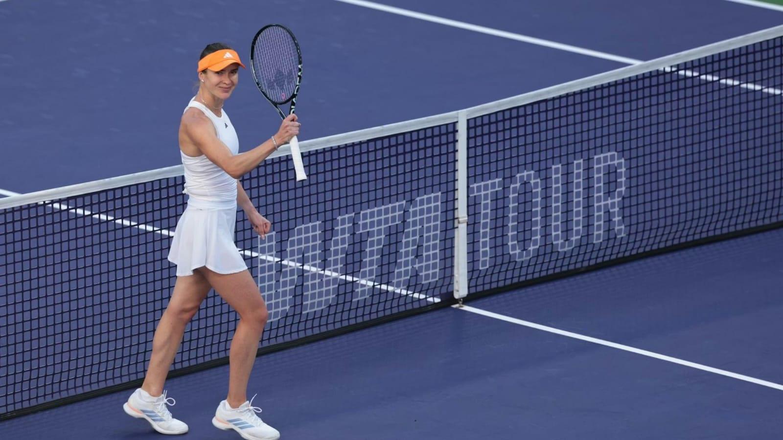 Indian Wells Open: Svitolina stuns Swiatek; Rybakina tops Pegula to enter SFs
