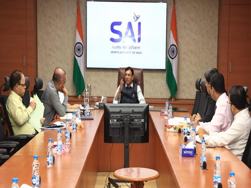 Sports Minister Mansukh Mandaviya reviews preparations for 2026 Asian Games in Japan (Ld)