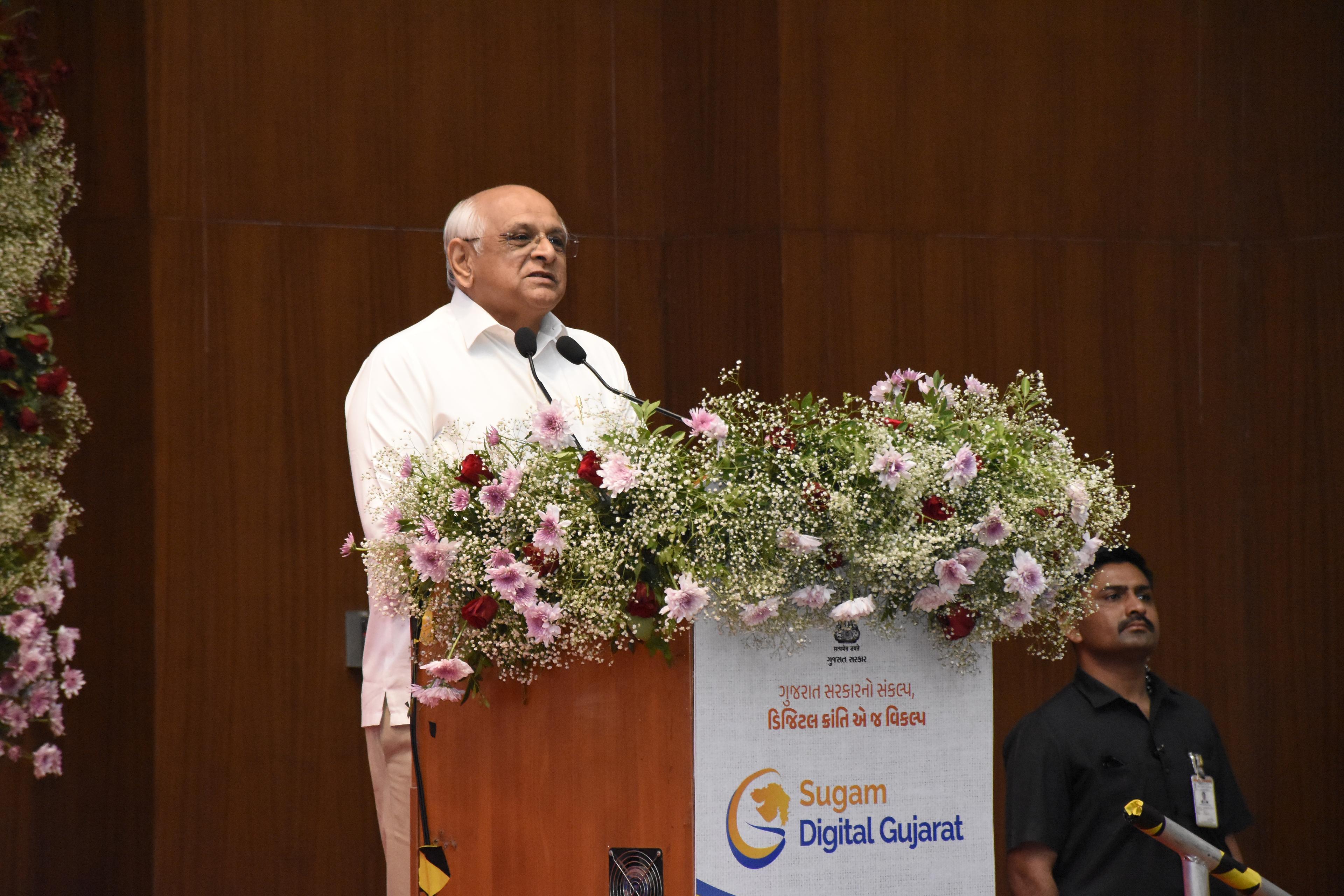 'Faceless, cashless and paperless': Gujarat CM launches 'Sugam Digital Gujarat’ to digitise high-transaction services